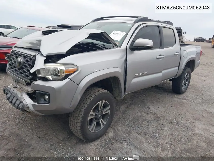 2018 Toyota Tacoma Trd Sport VIN: 3TMAZ5CN0JM062043 Lot: 40911519