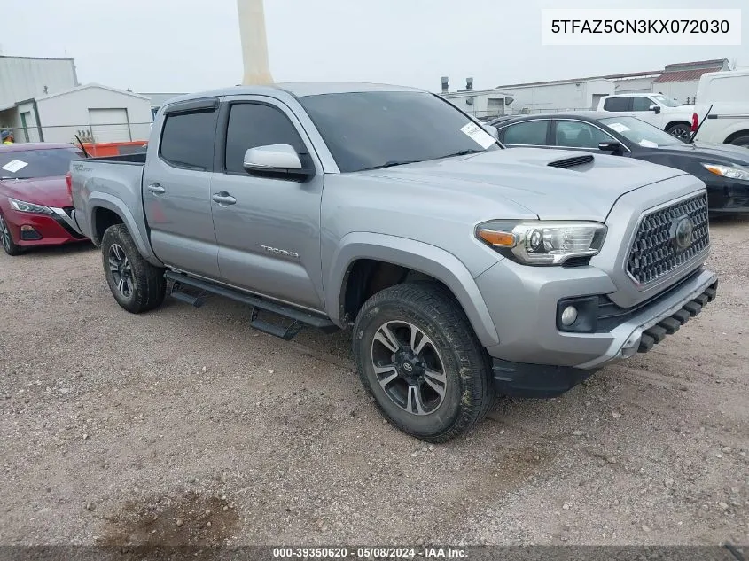 2019 Toyota Tacoma Limited/Sr5 V6/Trd Off Road/Trd Sport VIN: 5TFAZ5CN3KX072030 Lot: 39350620