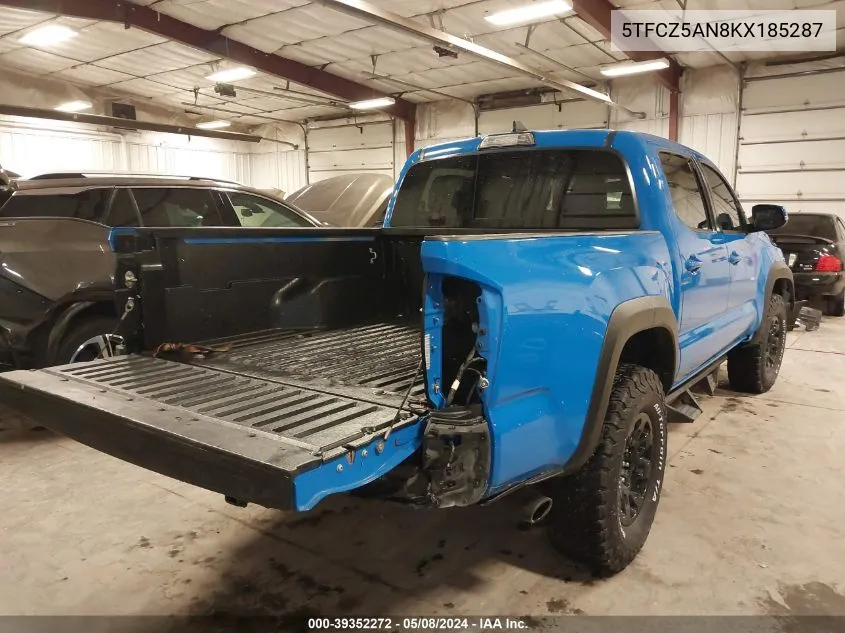 5TFCZ5AN8KX185287 2019 Toyota Tacoma Trd Pro