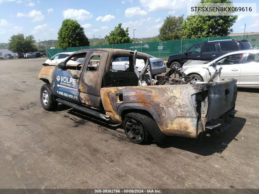 5TFSX5EN8KX069616 2019 Toyota Tacoma Sr