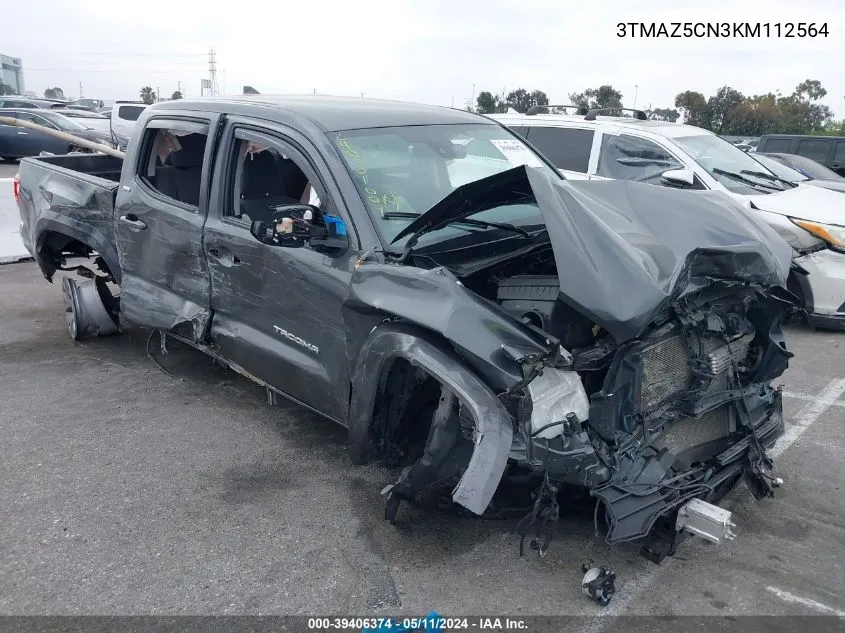 2019 Toyota Tacoma Sr5 V6 VIN: 3TMAZ5CN3KM112564 Lot: 39406374