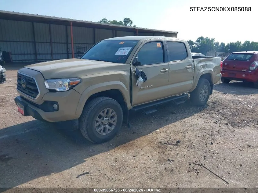 2019 Toyota Tacoma Sr5 V6 VIN: 5TFAZ5CN0KX085088 Lot: 39656725