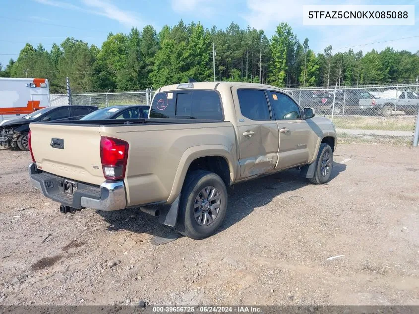 2019 Toyota Tacoma Sr5 V6 VIN: 5TFAZ5CN0KX085088 Lot: 39656725