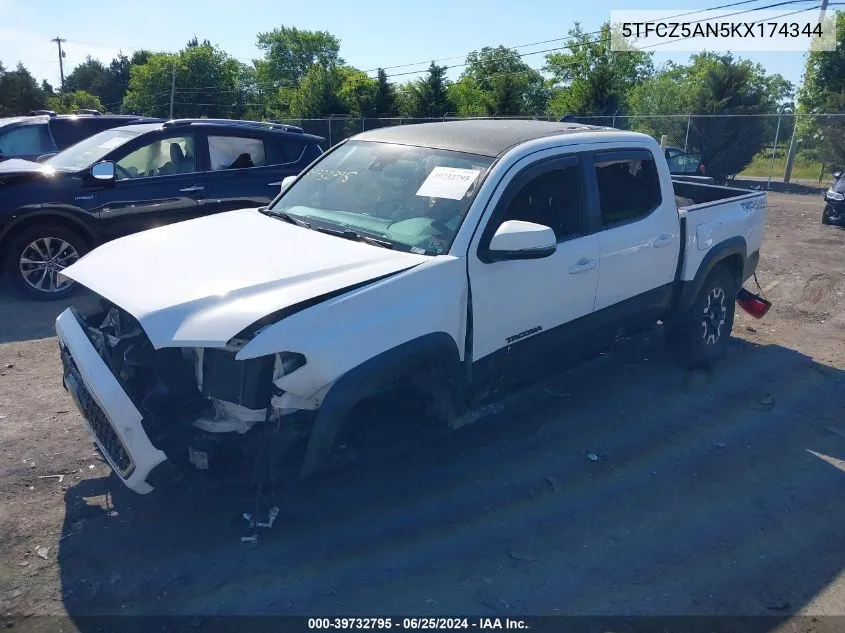 5TFCZ5AN5KX174344 2019 Toyota Tacoma Trd Off Road