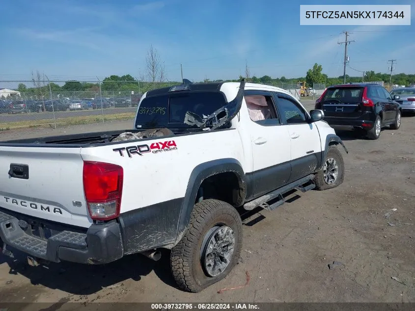 5TFCZ5AN5KX174344 2019 Toyota Tacoma Trd Off Road