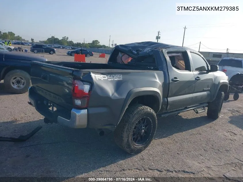 3TMCZ5ANXKM279385 2019 Toyota Tacoma Trd Off Road