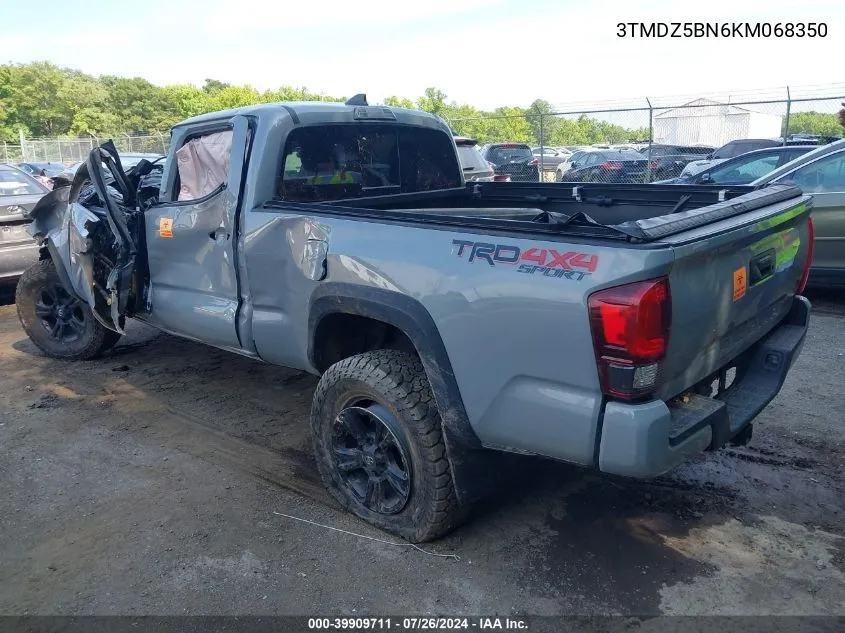 2019 Toyota Tacoma Trd Sport VIN: 3TMDZ5BN6KM068350 Lot: 39909711