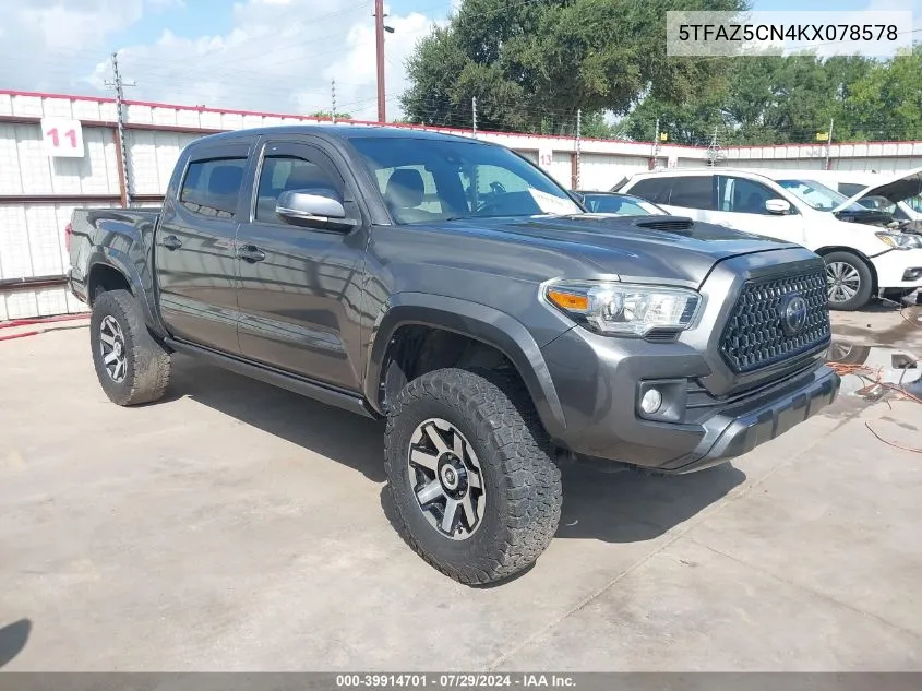 5TFAZ5CN4KX078578 2019 Toyota Tacoma Trd Sport