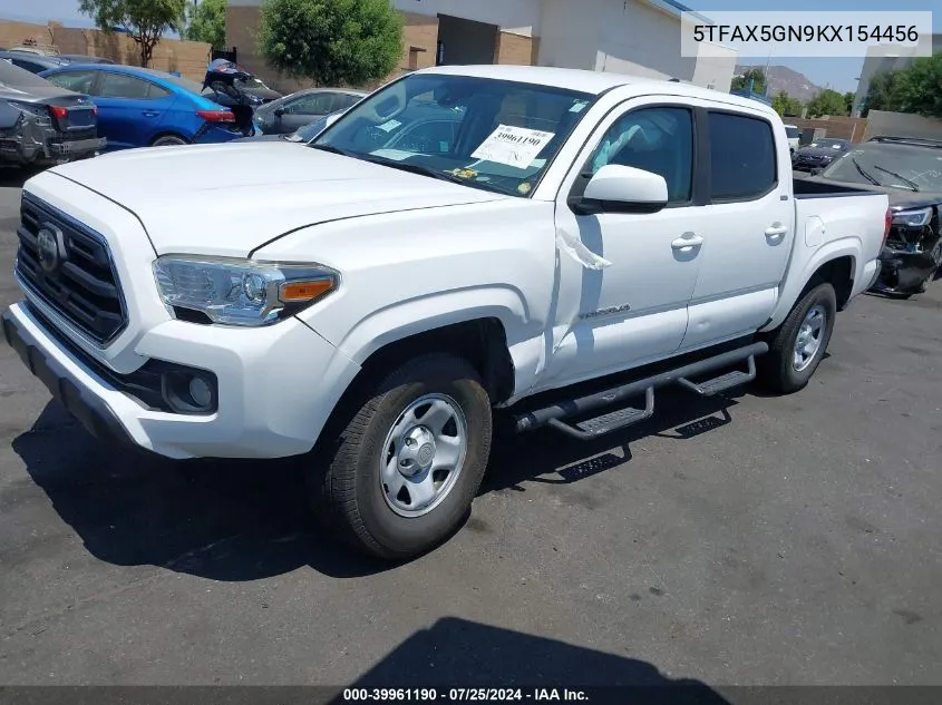 5TFAX5GN9KX154456 2019 Toyota Tacoma Sr5