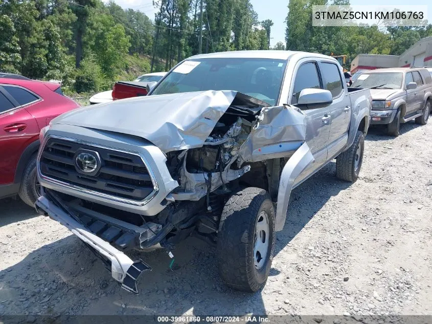 2019 Toyota Tacoma Sr5 V6 VIN: 3TMAZ5CN1KM106763 Lot: 39961860