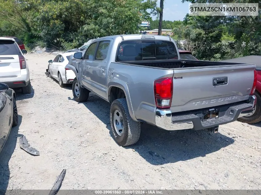 2019 Toyota Tacoma Sr5 V6 VIN: 3TMAZ5CN1KM106763 Lot: 39961860