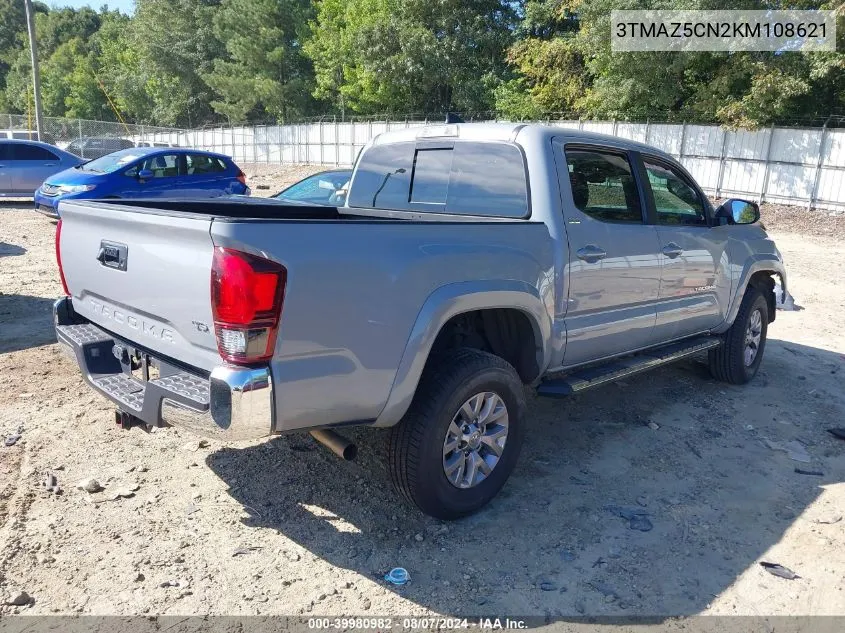 2019 Toyota Tacoma Sr5 V6 VIN: 3TMAZ5CN2KM108621 Lot: 39980982