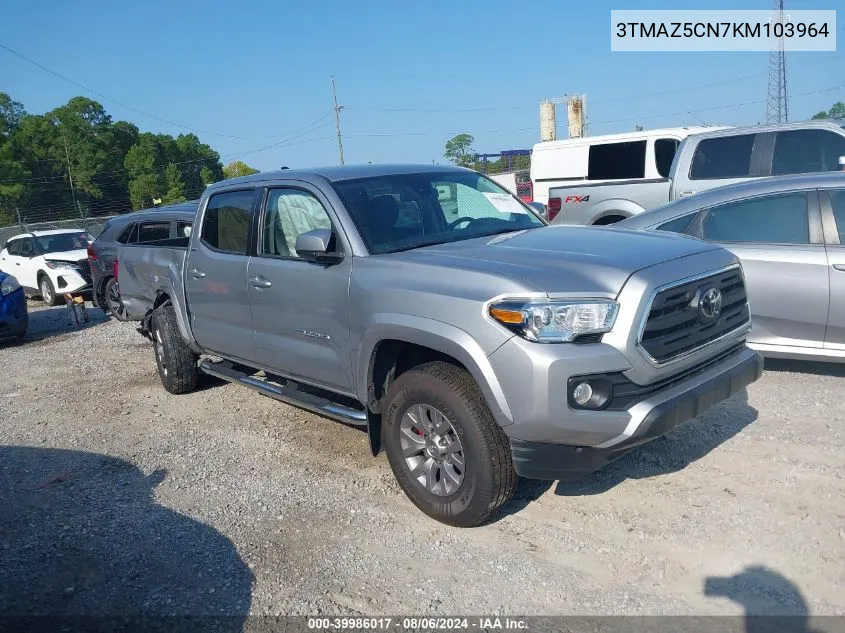 3TMAZ5CN7KM103964 2019 Toyota Tacoma Sr5 V6