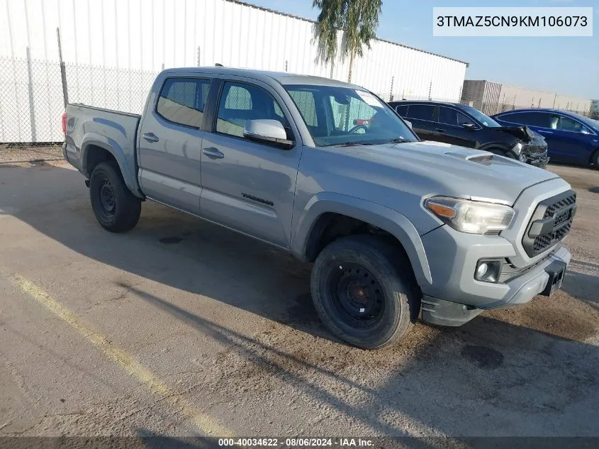 2019 Toyota Tacoma Trd Sport VIN: 3TMAZ5CN9KM106073 Lot: 40034622