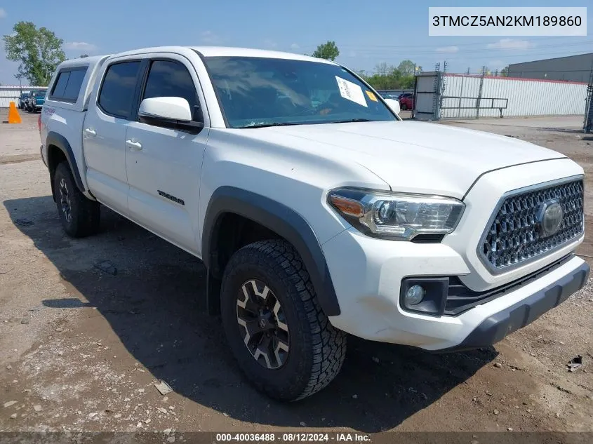 3TMCZ5AN2KM189860 2019 Toyota Tacoma Trd Off Road