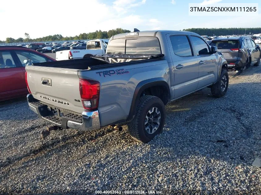 3TMAZ5CNXKM111265 2019 Toyota Tacoma Trd Off Road