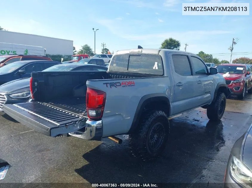 3TMCZ5AN7KM208113 2019 Toyota Tacoma Trd Off Road