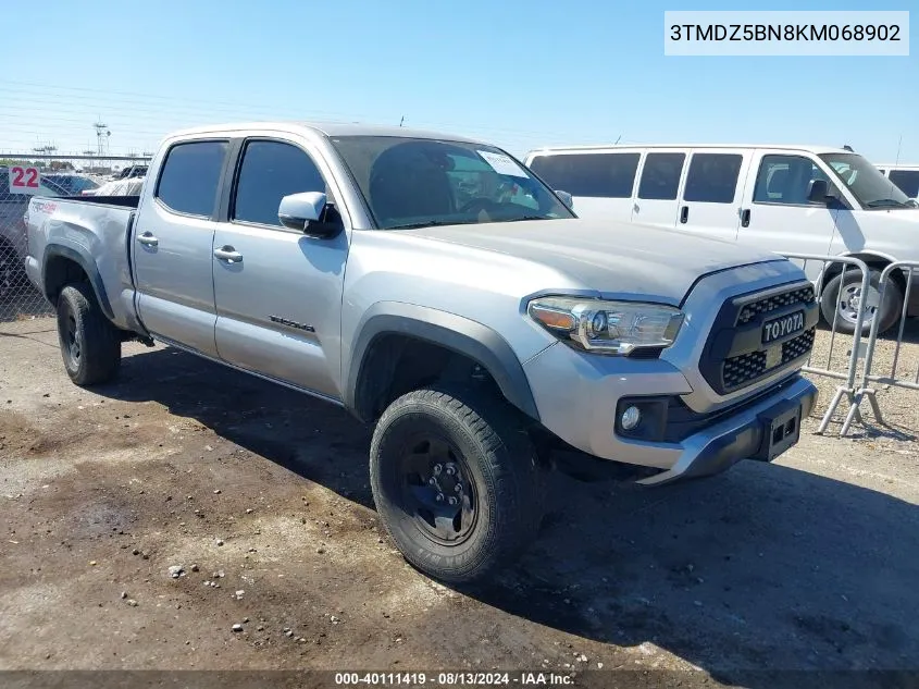 2019 Toyota Tacoma Trd Off Road VIN: 3TMDZ5BN8KM068902 Lot: 40111419