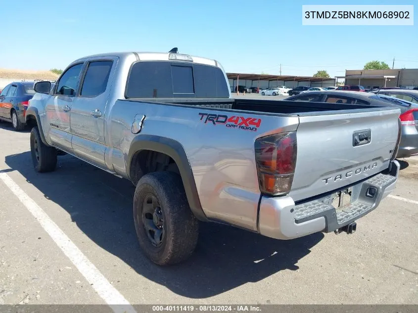 2019 Toyota Tacoma Trd Off Road VIN: 3TMDZ5BN8KM068902 Lot: 40111419