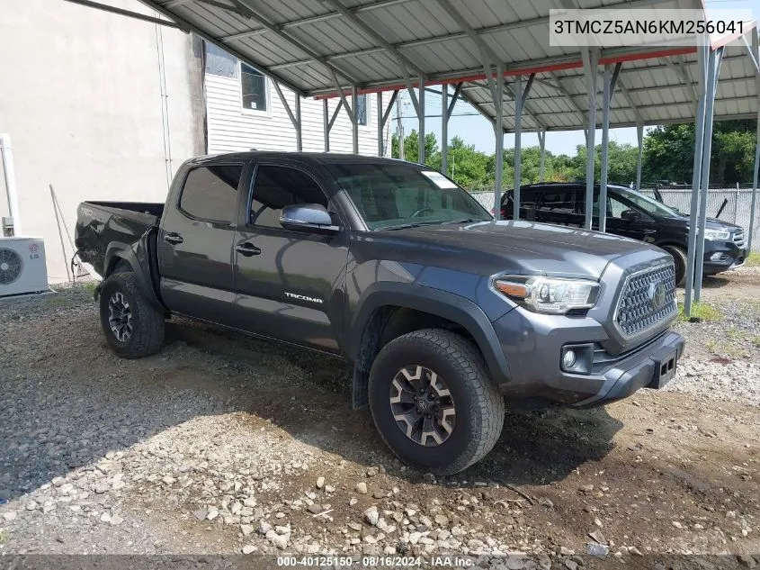 2019 Toyota Tacoma Trd Off Road VIN: 3TMCZ5AN6KM256041 Lot: 40125150