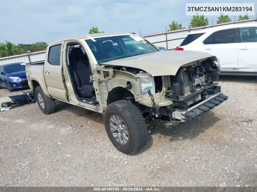 3TMCZ5AN1KM283194 2019 Toyota Tacoma Sr5 V6