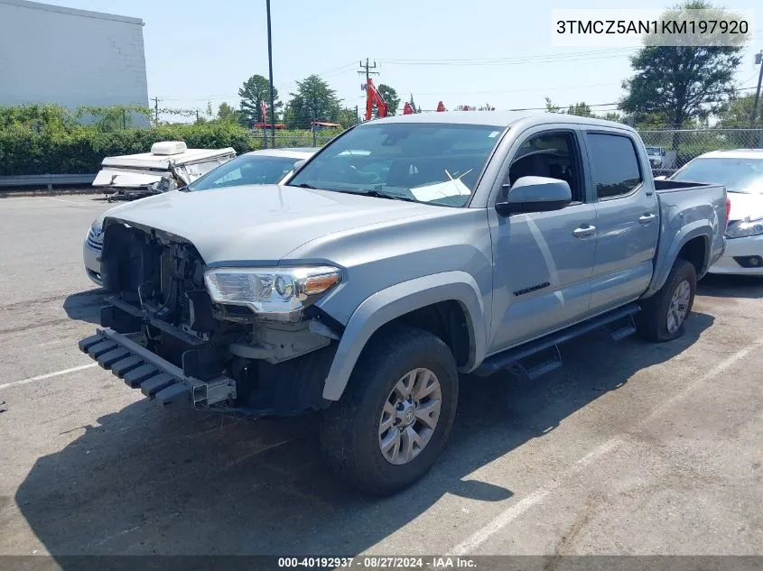 2019 Toyota Tacoma Sr5 V6 VIN: 3TMCZ5AN1KM197920 Lot: 40192937