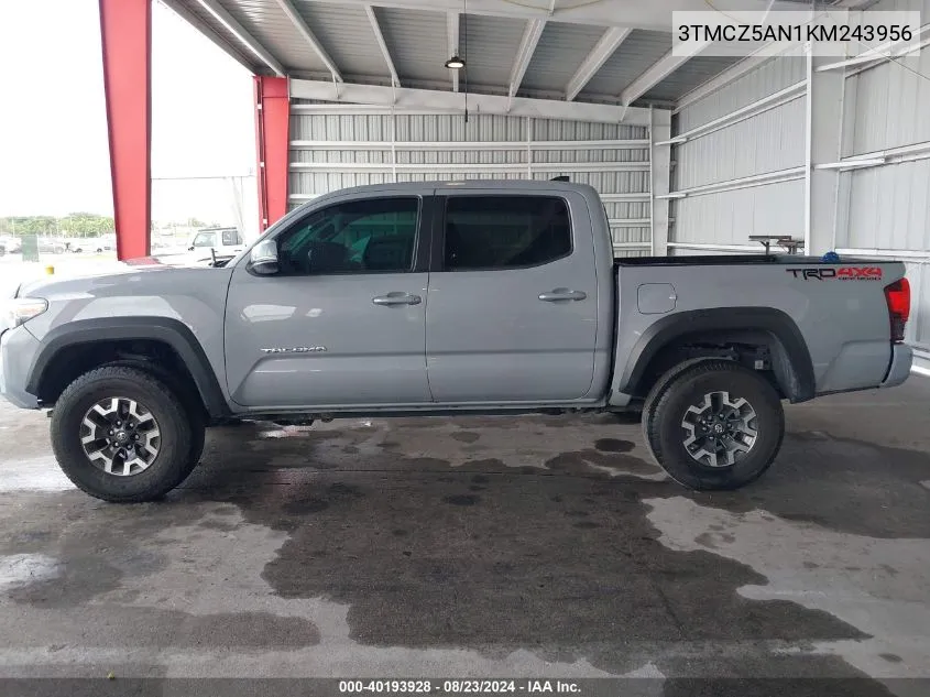 3TMCZ5AN1KM243956 2019 Toyota Tacoma Trd Off Road