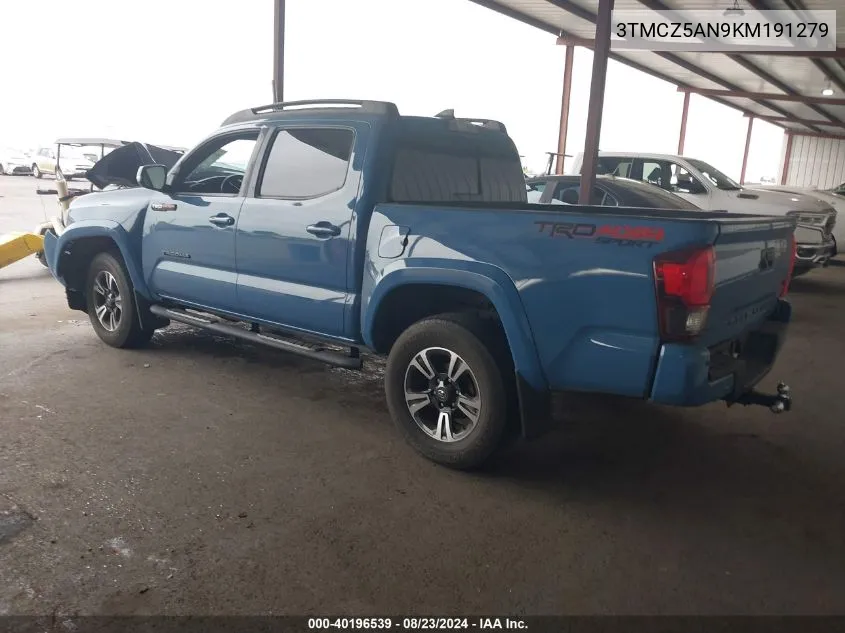 3TMCZ5AN9KM191279 2019 Toyota Tacoma Trd Sport