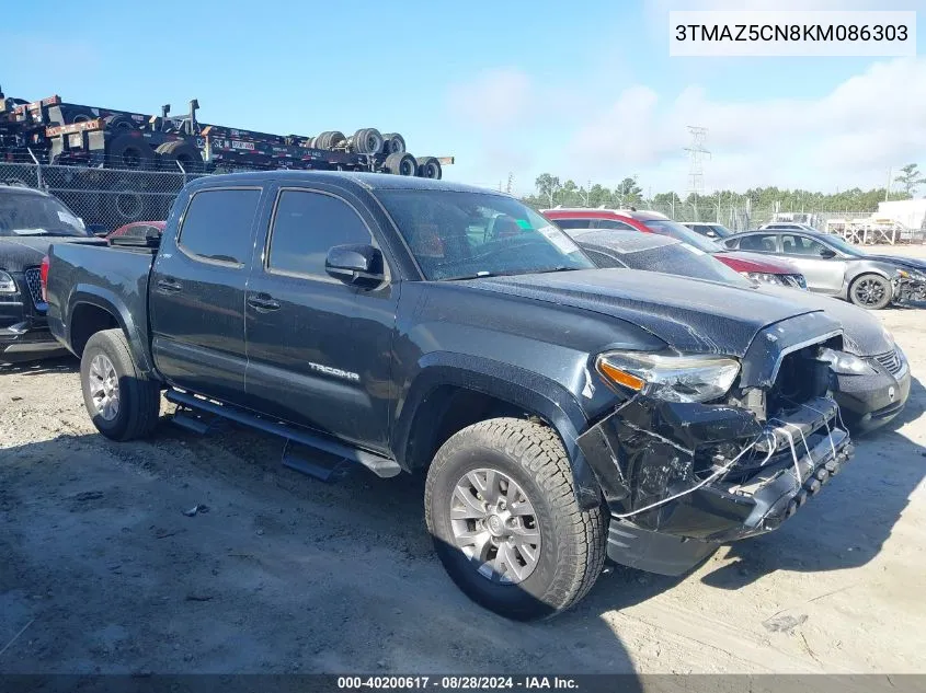 2019 Toyota Tacoma Sr5 V6 VIN: 3TMAZ5CN8KM086303 Lot: 40200617