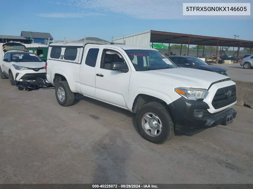 5TFRX5GN0KX146605 2019 Toyota Tacoma Sr