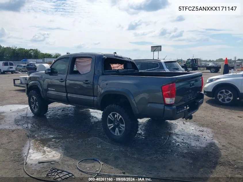 5TFCZ5ANXKX171147 2019 Toyota Tacoma Trd Sport