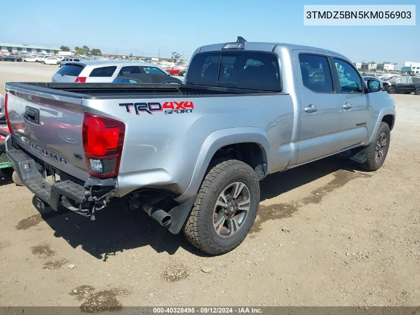 2019 Toyota Tacoma Trd Sport VIN: 3TMDZ5BN5KM056903 Lot: 40328495