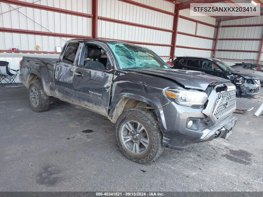 5TFSZ5ANXKX203414 2019 Toyota Tacoma Trd Sport