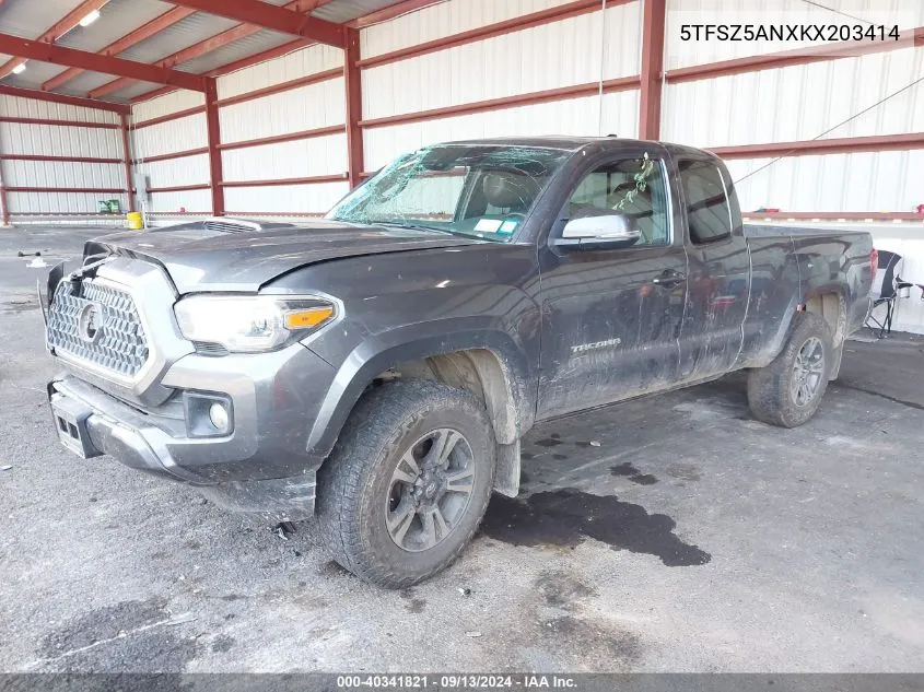 2019 Toyota Tacoma Trd Sport VIN: 5TFSZ5ANXKX203414 Lot: 40341821