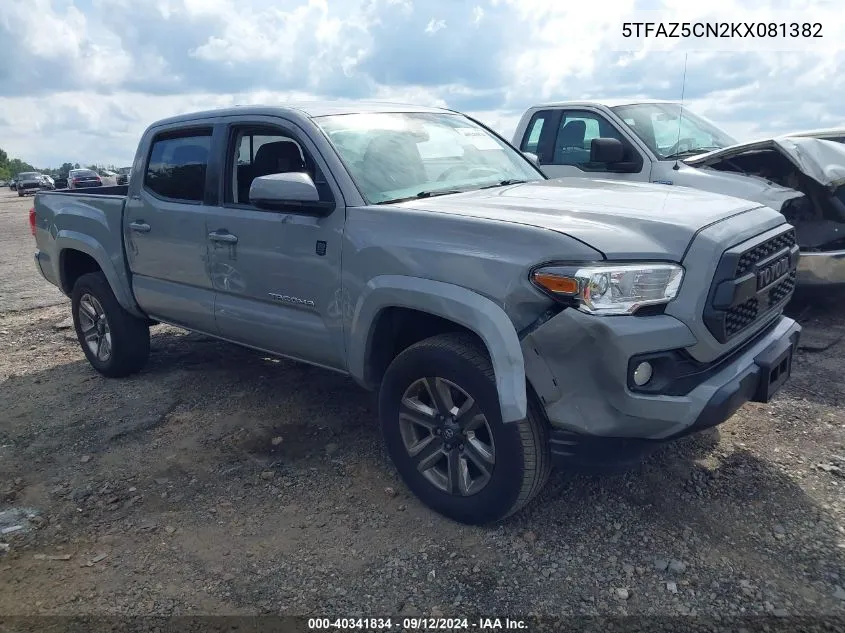 2019 Toyota Tacoma Sr5 V6 VIN: 5TFAZ5CN2KX081382 Lot: 40341834