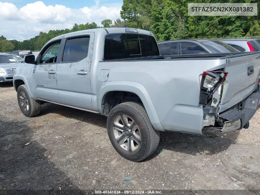 2019 Toyota Tacoma Sr5 V6 VIN: 5TFAZ5CN2KX081382 Lot: 40341834