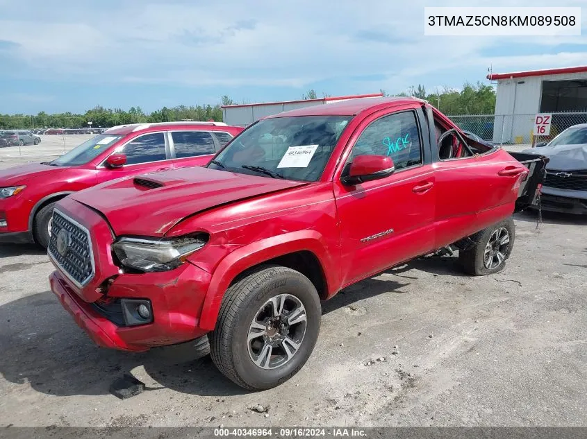 2019 Toyota Tacoma Trd Sport VIN: 3TMAZ5CN8KM089508 Lot: 40346964