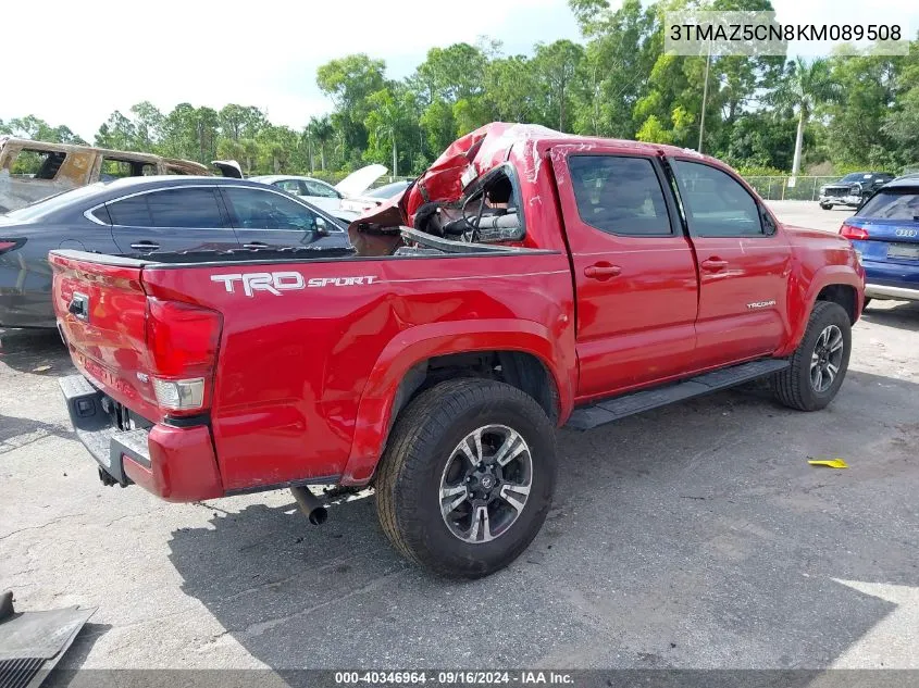 2019 Toyota Tacoma Trd Sport VIN: 3TMAZ5CN8KM089508 Lot: 40346964