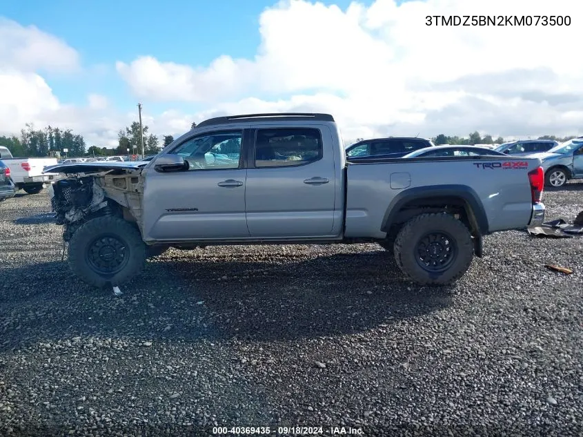 2019 Toyota Tacoma Trd Off Road VIN: 3TMDZ5BN2KM073500 Lot: 40369435