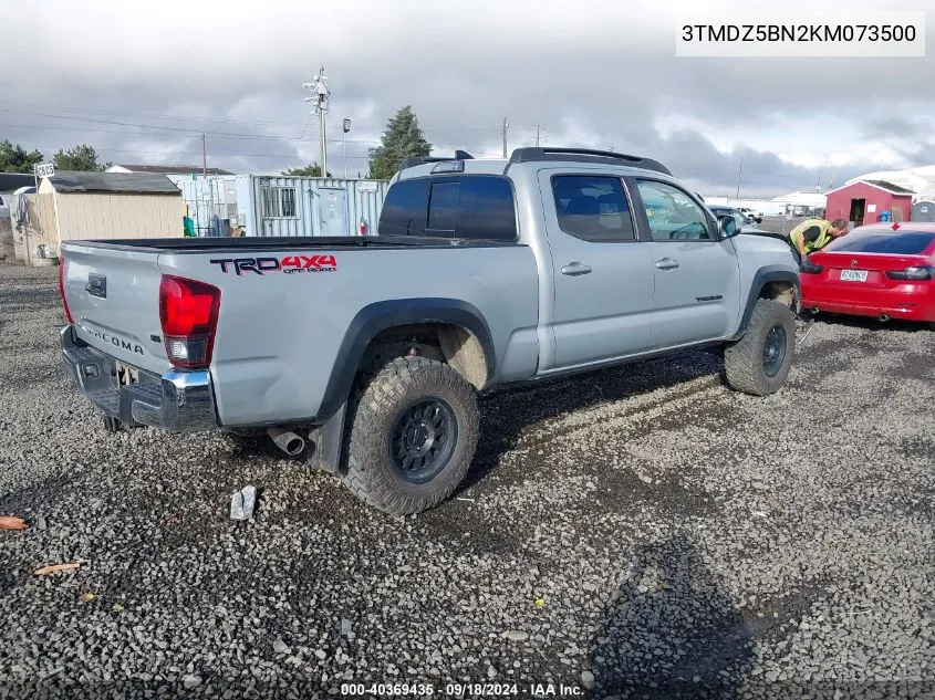 2019 Toyota Tacoma Trd Off Road VIN: 3TMDZ5BN2KM073500 Lot: 40369435