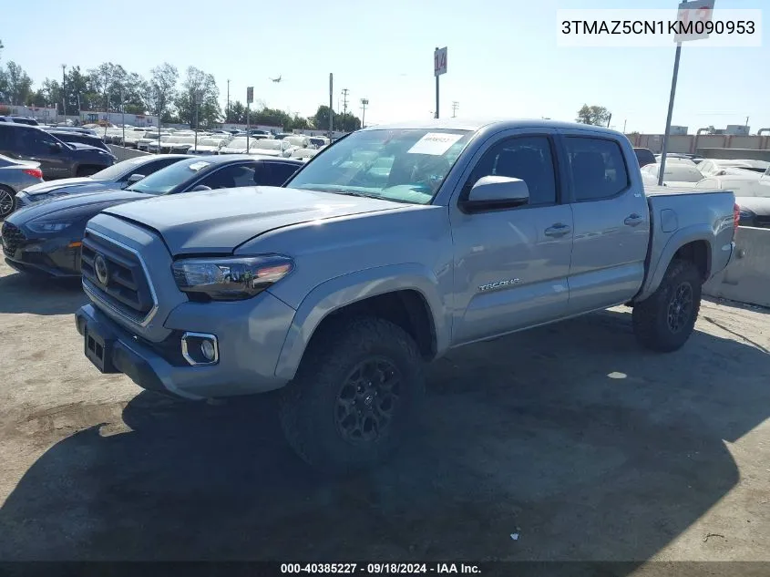 2019 Toyota Tacoma Double Cab/Sr5/Trd Sport/ VIN: 3TMAZ5CN1KM090953 Lot: 40385227