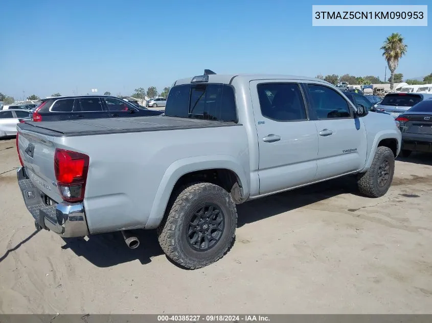 2019 Toyota Tacoma Double Cab/Sr5/Trd Sport/ VIN: 3TMAZ5CN1KM090953 Lot: 40385227