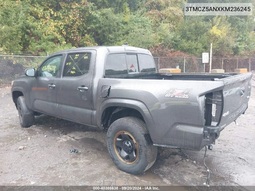 3TMCZ5ANXKM236245 2019 Toyota Tacoma Sr V6