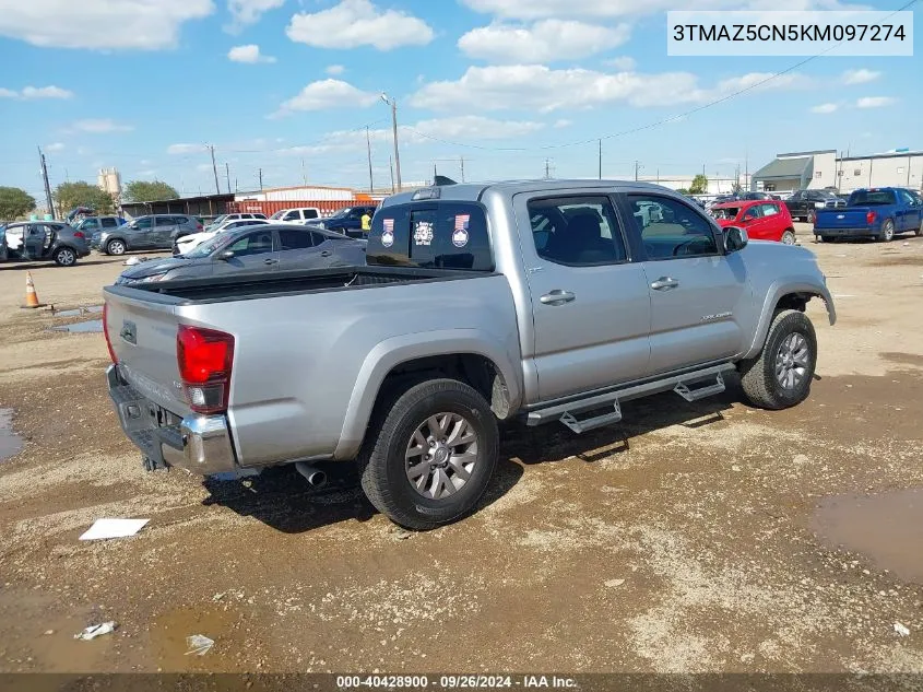 3TMAZ5CN5KM097274 2019 Toyota Tacoma Sr5 V6