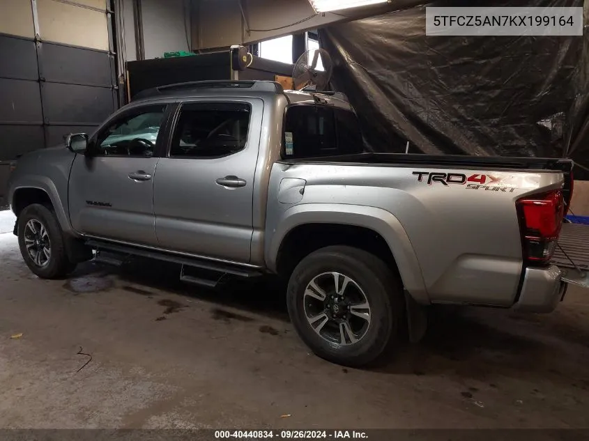 5TFCZ5AN7KX199164 2019 Toyota Tacoma Trd Sport