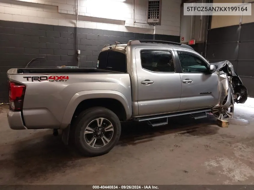 5TFCZ5AN7KX199164 2019 Toyota Tacoma Trd Sport