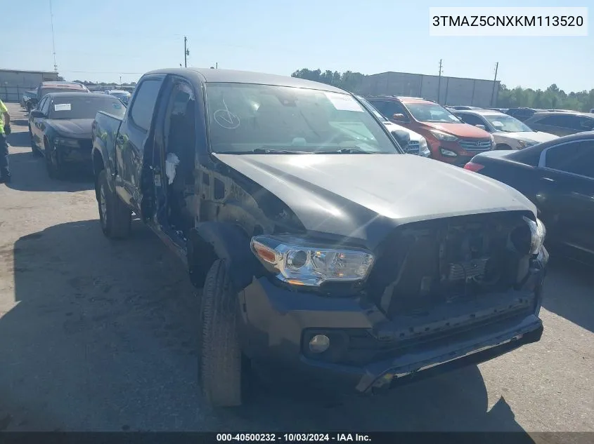 2019 Toyota Tacoma Sr5 V6 VIN: 3TMAZ5CNXKM113520 Lot: 40500232