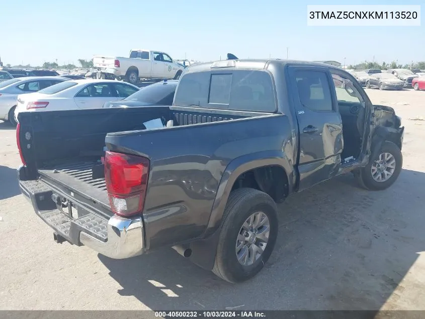 2019 Toyota Tacoma Sr5 V6 VIN: 3TMAZ5CNXKM113520 Lot: 40500232