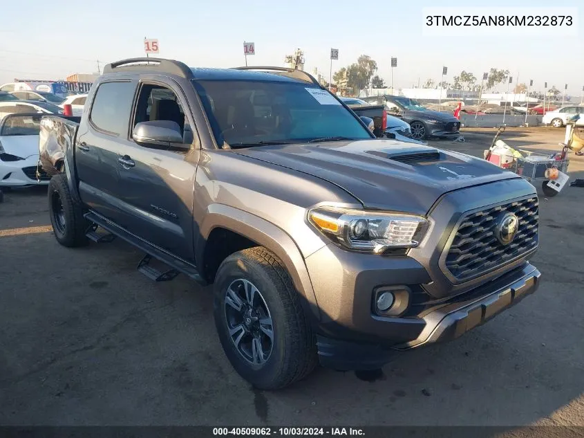 2019 Toyota Tacoma Trd Sport VIN: 3TMCZ5AN8KM232873 Lot: 40509062