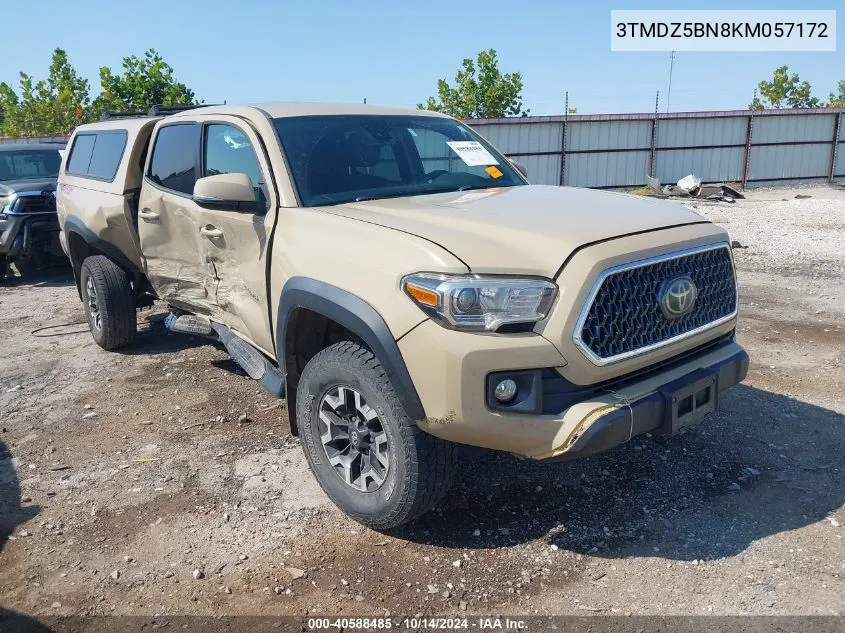 2019 Toyota Tacoma Sr5 V6/Trd Off Road/Trd Sport VIN: 3TMDZ5BN8KM057172 Lot: 40588485